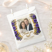 Illinois-Veilchen-Foto-Hochzeits-Samenpäckchen Geschenktütchen (Ausgeschnitten)