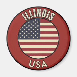 Illinois Vereinigte Staaten von Amerika  Magnet