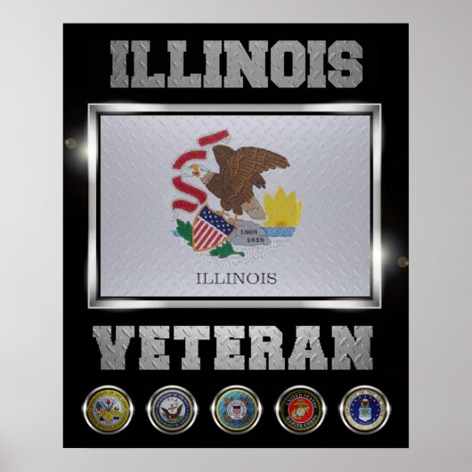 Illinois Veteran Poster (Vorne)