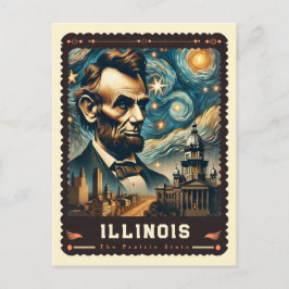 Illinois | Vincent Van Gogh Inspiriert Postkarte