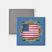 Illinois Volunteer Infantry Magnet (Vorderseite/Rückseite)