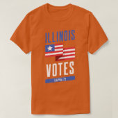 Illinois Votes Kamala TShirt (Design vorne)