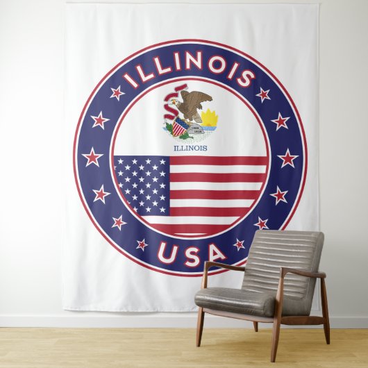 Illinois Wandteppich (Beispiel)