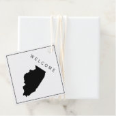 Illinois Welcome Bag Geschenkmarke für Hochzeitsta Geschenkanhänger (Beispiel)