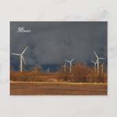 Illinois Windmills Postkarte (Vorderseite)