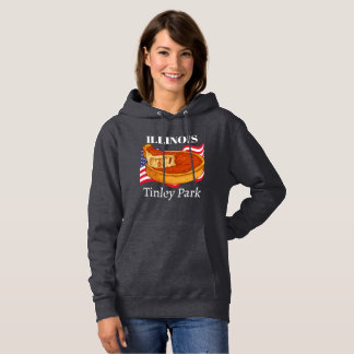 Illinois Women's Dark Pullover Hoodie