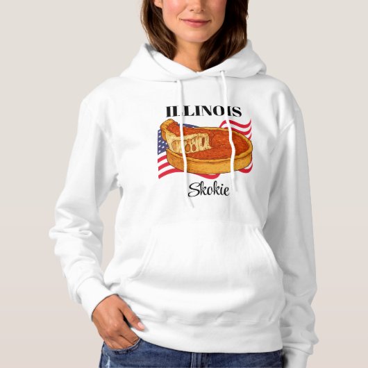 Illinois Women's Pullover Hoodie  (Vorderseite)