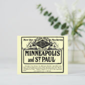 Illinois Zentralbahn Postkarte (Stehend Vorderseite)