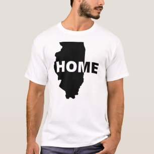 Illinois Zuhause Fern Der Heimat T-Shirt
