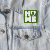 Illinois Zuhause Heart Staat Button Abzeichen Butt (Beispiel)