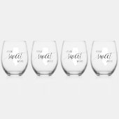 Illinois Zuhause Sweet Zuhause Weinglas Ohne Stiel (Vorderseite)