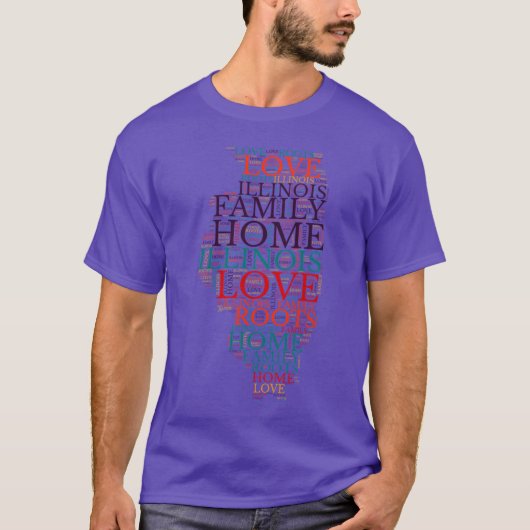 Illinois Zuhause T-Shirt (Vorderseite)