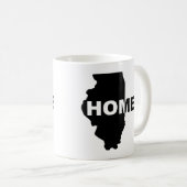 Illinois Zuhause weg Von der Zuhause-Tasse oder vo Kaffeetasse (VorderseiteRechts)