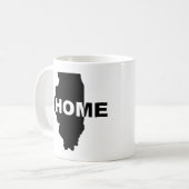 Illinois Zuhause weg Von der Zuhause-Tasse oder vo Kaffeetasse (Vorderseite Links)
