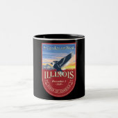 Illinois Zwei-Tone-Kaffee-Tasse Zweifarbige Tasse (Mittel)