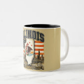 Illinois Zweifarbige Tasse (VorderseiteRechts)
