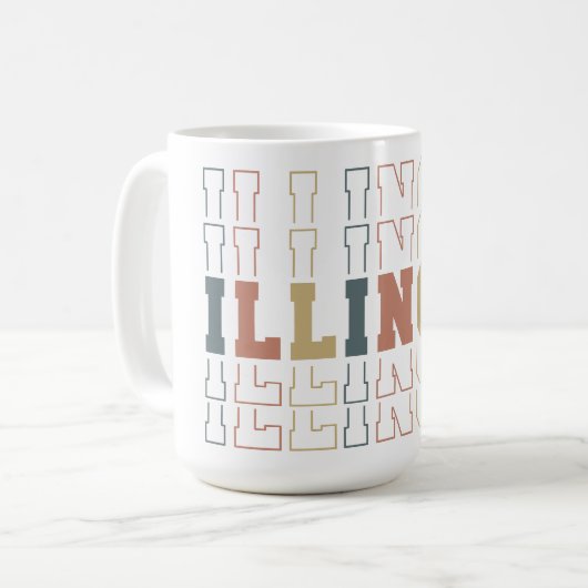 Illinoise Kaffeetasse (Vorderseite Links)