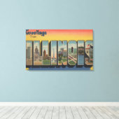 IllinoisGroße BuchstabenszenenIllinois 2 Leinwanddruck (Insitu (Holzboden))