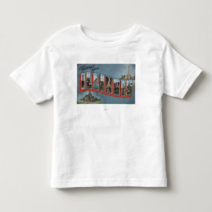 IllinoisLarge Buchstabe ScenesIllinois Kleinkind T-shirt