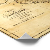 IllinoisPanoramakarteIllinois Poster (Ecke)