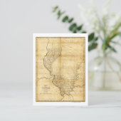 IllinoisPanoramakarteIllinois Postkarte (Stehend Vorderseite)