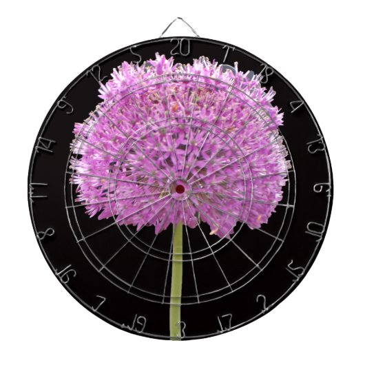 Illium Sommer Frühlingsblume -Irisches Design Dartscheibe (vorne)
