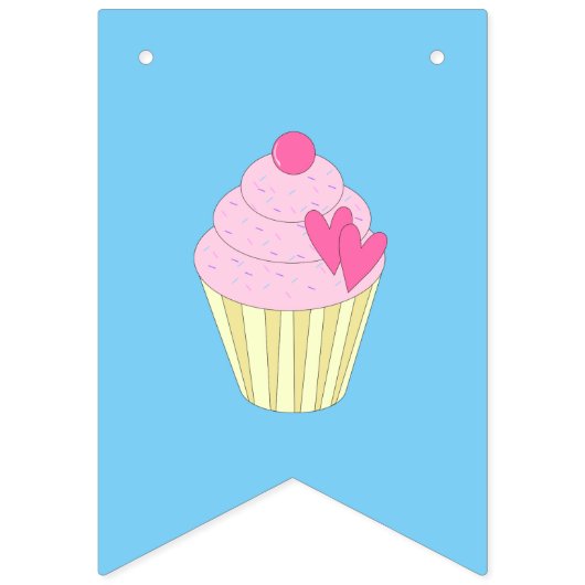 Illsima Blue Wimpelkette (Erste Fahne)