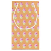 Illsima Orange Kleine Geschenktüte (Rückseite)