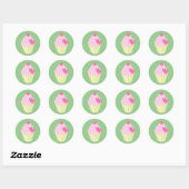 Illsima Strawberry Cupcake Green Sticker (Blatt)