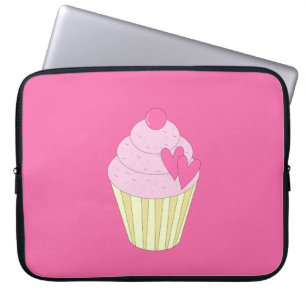 Illsima Strawberry Cupcake Laptopschutzhülle