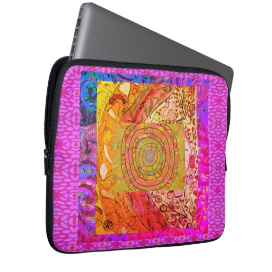 Illuminated Abstract  Laptopschutzhülle (Vorne Rechts)