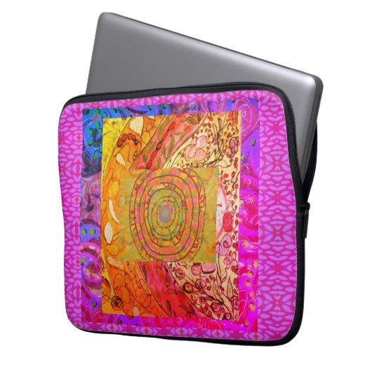 Illuminated Abstract  Laptopschutzhülle (Vorderseite Links)