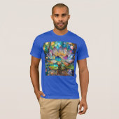 Illuminated Blooming Lotus Flower T-Shirt (Vorne ganz)