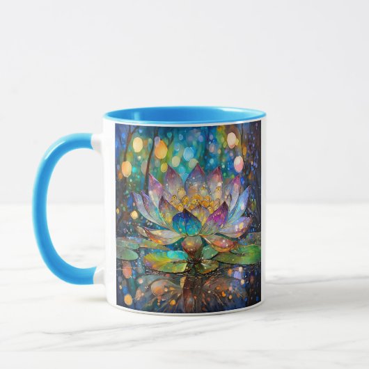 Illuminated Blooming Lotus Flower Tasse (Links)