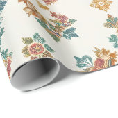 Illuminated Evergreen Christmas Seamless Pattern Geschenkpapier (Rolleneckpunkt)