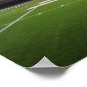 Illuminated Football Field Poster (Ecke)