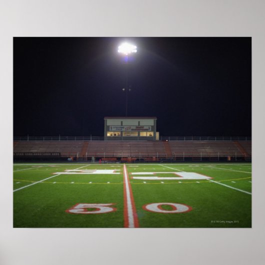 Illuminated Football Field Poster (Vorne)