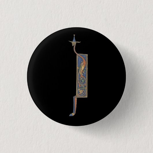 Illuminated Initial J Button (Vorderseite)