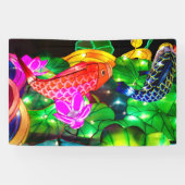 Illuminated Koi Banner (Horizontal)