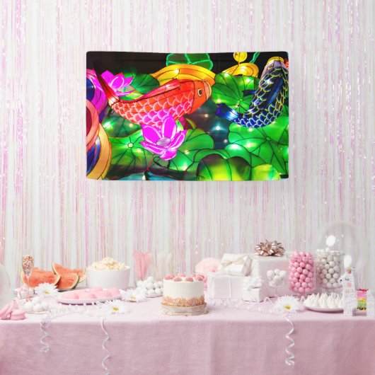 Illuminated Koi Banner (Party)