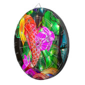 Illuminated Koi Dartscheibe (Vorderseite rechts)