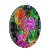 Illuminated Koi Dartscheibe (Vorderseite Links)