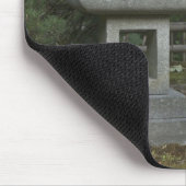 Illuminated stone lantern in Japanese Garden Mousepad (Ecke)