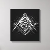 Illuminati Alle sehen Auge Freemason Symbol Leinwanddruck (Vorderseite)
