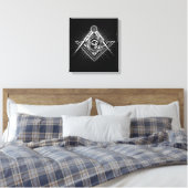 Illuminati Alle sehen Auge Freemason Symbol Leinwanddruck (Insitu (Schlafzimmer))