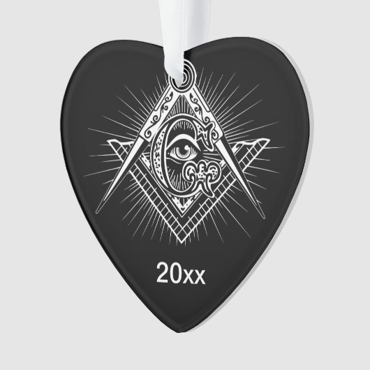 Illuminati Alle sehen Auge Freemason Symbol Ornament (Vorderseite)