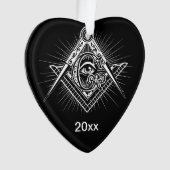 Illuminati Alle sehen Auge Freemason Symbol Ornament (Vorderseite)