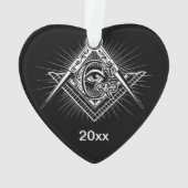 Illuminati Alle sehen Auge Freemason Symbol Ornament (Rückseite)