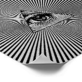 Illuminati Alle sehen Augen Trance Poster Schlaf (Ecke)
