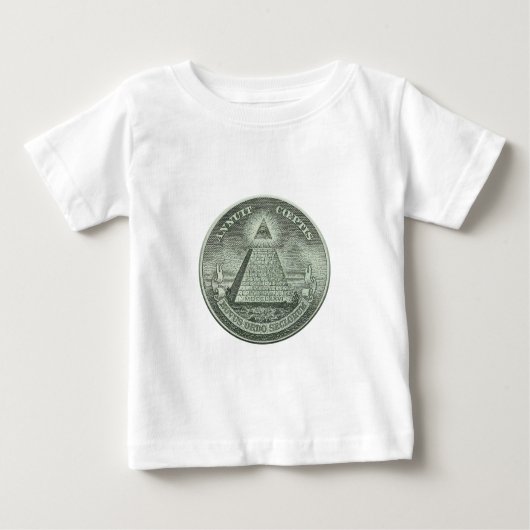 Illuminati - alles sehende Auge Baby T-shirt (Vorderseite)